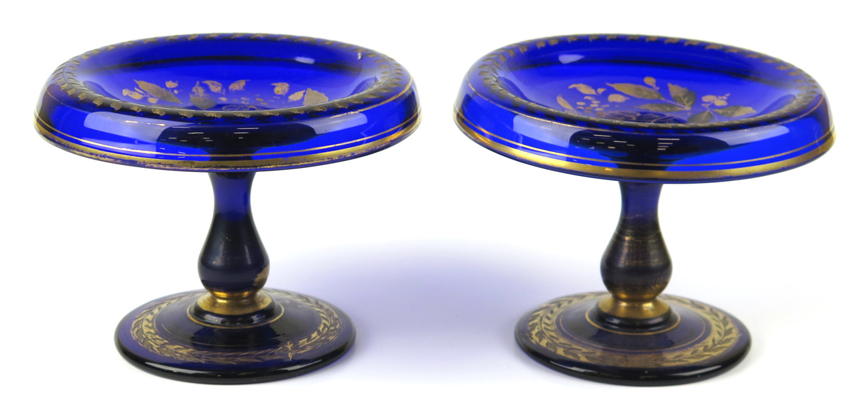 Tazzor, 1 par, koboltglas, antagligen Ryssland, senempire, 1800-talets mitt, _5653a_8d8b62d725bdcc2_lg.jpeg