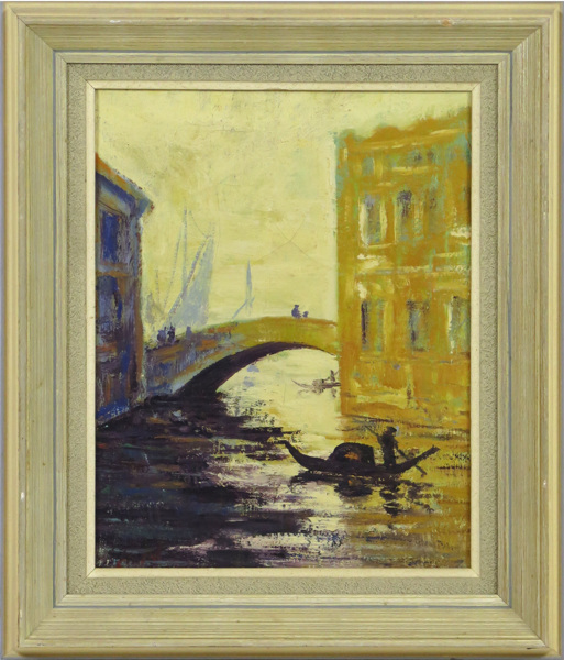 Okänd konstnär, 1900-tal, olja, Venedigmotiv, _5714a_8d8b96e0a612d8d_lg.jpeg