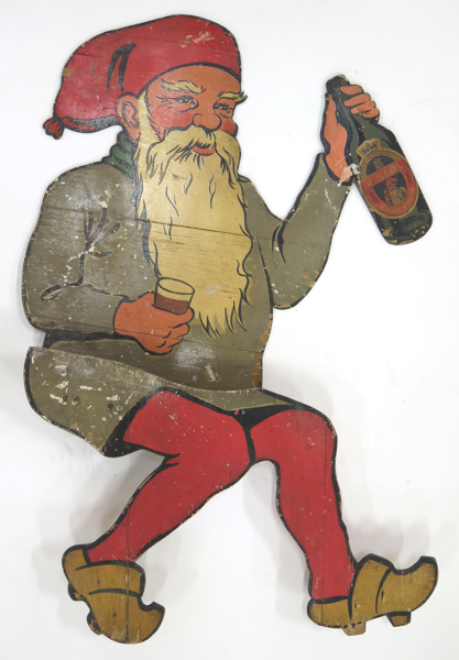 Reklamfigur, bemålat trä, Tuborg/Kongens Bryghus, 1900-talets 1 hälft, _6008a_lg.jpeg