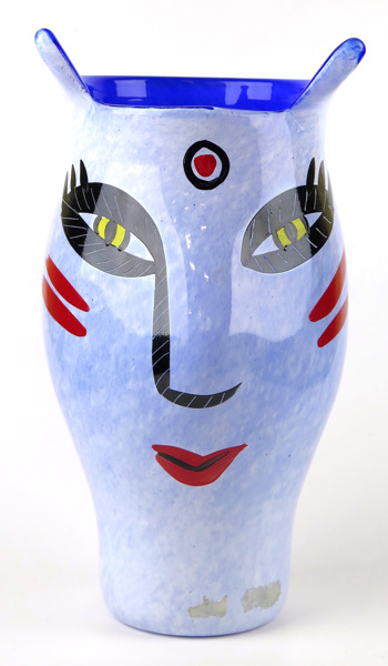 Hydman-Vallien, Ulrica för Kosta Boda Artist Collection, vas, glas, bemålad dekor av kvinnodjur, _6030a_8d8c22338cc19d9_lg.jpeg
