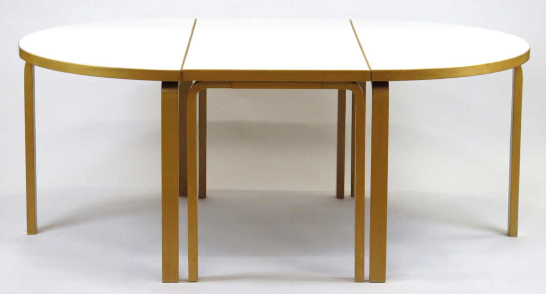 Aalto, Alvar för Artek, matbord, 3-delat, böjträ (björk) med vita laminatskivor, _7324a_8d8e4851bf0464a_lg.jpeg