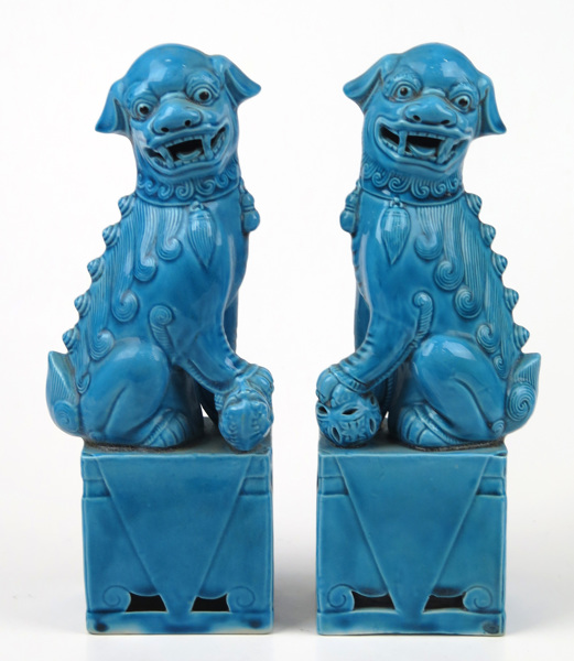 Fo-hundar, 1 par, porslin, blåglaserade, Kina, 1900-tal,_7355a_8d8e4abd9de4904_lg.jpeg