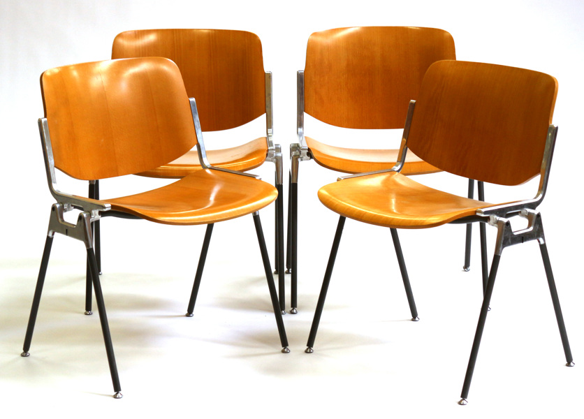 Piretti, Giancarlo för JSC Castelli, stolar, 4 st, böjträ och aluminium, modellnummer DSC 106,_8016c_8d8fb6b39291db0_lg.jpeg