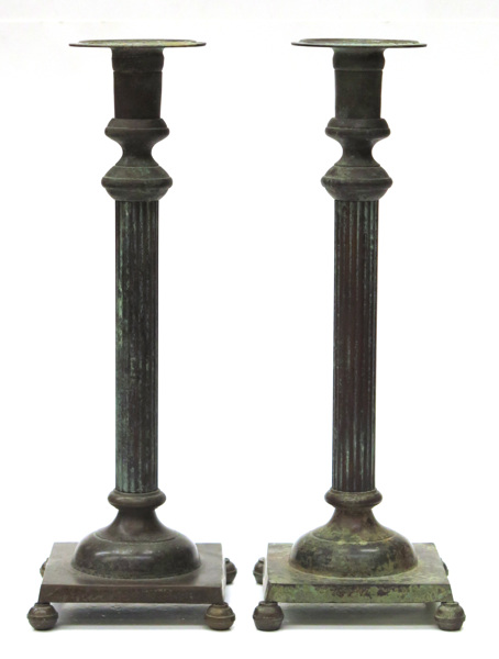 Ljusstakar, 1 par, patinerad brons, empirestil, 1900-talets 2 hälft,_8111a_lg.jpeg