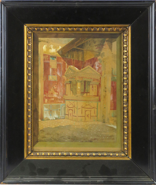 Hansen, Josef Theodor, akvarell, altaret i atriet till Epidius Sabinus hus, Pompeji,_8149a_lg.jpeg