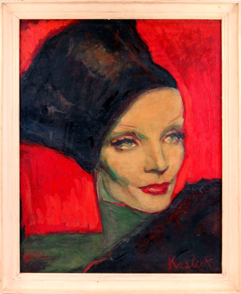 Kosleck, Martin (egentligen Nicolaie Yoshkin), olja, porträtt av Marlene Dietrich,_8783a_8d90d840a06a983_lg.jpeg